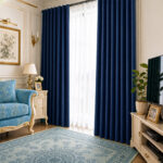 Draperie Petek 14202 Bleumarin