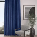 Draperie Petek 14202 Bleumarin L5.60m/H2.75m cu Rejansă de 6cm