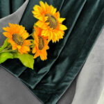 Draperie de Catifea Blackout 80% Verde L5,50m/H2.25m cu Manopera pe Capse - imagine 2