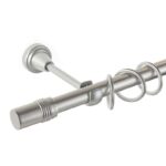 Cylinder - set galerie metalica simpla Crom Mat 19 mm