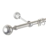 Kula Lux - set galerie metalica simpla Crom Mat 19 mm