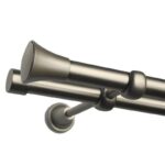 Prince - set galerie metalica dubla Crom Mat 19 mm
