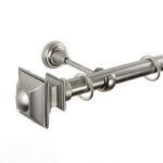 Verdi - set galerie metalica simpla Crom Mat  25 mm
