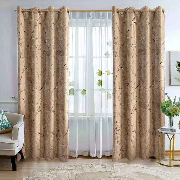 Draperie Luxury Emerald Blackout 80% Bej Mediu