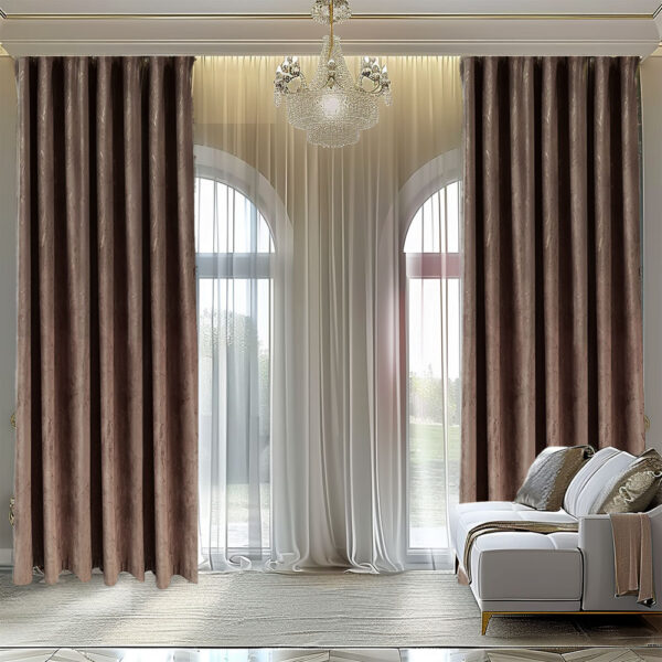 Draperie Luxury Velvet Blackout 80% Bej