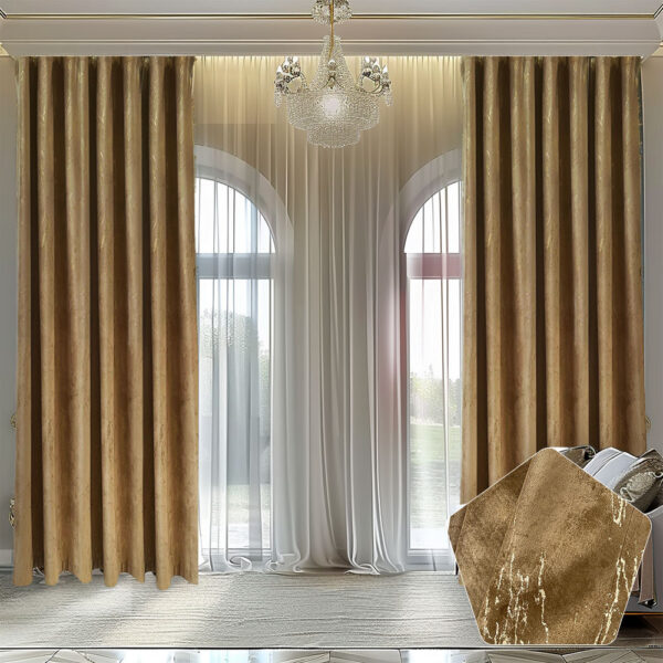 Draperie Luxury Velvet Blackout 80% Bej