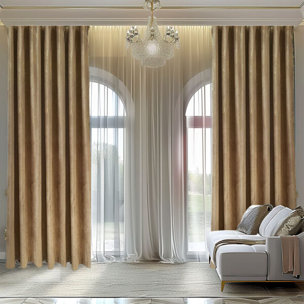 Draperie Luxury Velvet Blackout 80% Bej