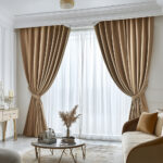 Draperie de Catifea Premium Panama 100% Blackout -Maro