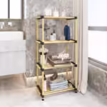 Raft Modular din Lemn cu 4 Etajere – Suport Multifuncțional pentru Haine, Pantofi și Accesorii - imagine 2