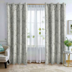 Draperie Luxury Emerald Blackout 80 % Gri Deschis L2.20m/H2.40m cu Rejansa de 8 Creion