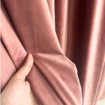 Draperie de Catifea Blackout 70% Rose L2.15m/H2.55m cu Rejansa de 8cm - imagine 4