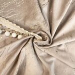 Draperie Luxury Velvet Blackout 80% Crem L5m/H2.3m cu Rejansa de 6cm - imagine 2