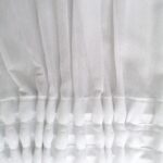 Perdea Alba Matase Sintetica L4.50m/H2.40m cu Rejansa cu 10cm - imagine 3