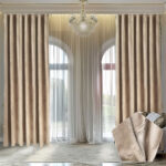 Draperie Luxury Velvet Blackout 80% Crem L5m/H2.3m cu Rejansa de 6cm - imagine 3