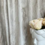 Draperie Luxury Velvet Blackout 80% Ivory L4m/H2.75m cu Rejansa de 6cm - imagine 4