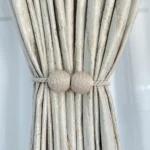 Draperie Luxury Velvet Blackout 80% Ivory L4m/H2.75m cu Rejansa de 6cm - imagine 2