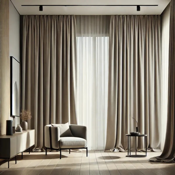 Draperie Diamond Blackout 100% Ivory