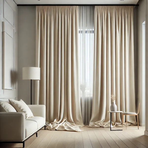 Draperie Diamond Blackout 100% Alb ivory