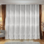 Perdea Royal Elegance cu Broderie  Alba 12624