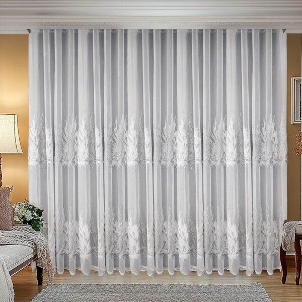 Perdea Serenity cu Broderie Premium  Gri 24779