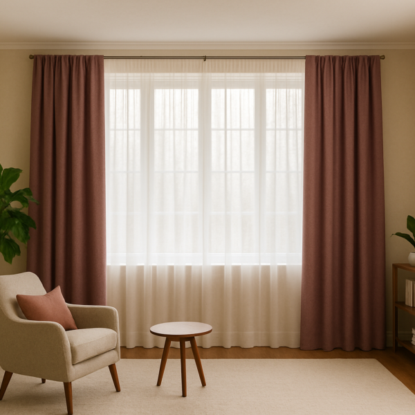 Draperie Diamond Blackout 100% ROSE
