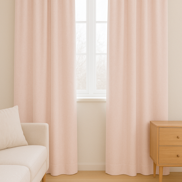 Draperie de Catifea Elite Blackout 100% Roz Prafuit