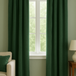 Draperie de Catifea Elite Blackout 100% Verde