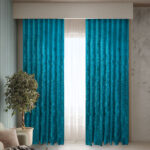Draperie Teras Luxury Shine Turcoaz
