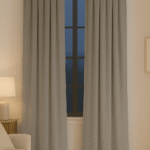 Draperie de Catifea Amsterdam Blackout 90% Gri L 2.50/ H 2.35 Pliu Pauza Pliu (sina 1.10m)