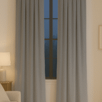 Draperie de Catifea Amsterdam Blackout 90% Gri Platinat