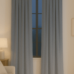 Draperie de Catifea Amsterdam Blackout 90% Gri Petrol  L-1mt/H-2.53mt Rejansa capse