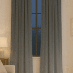 Draperie de Catifea Amsterdam Blackout 90% Gri Închis