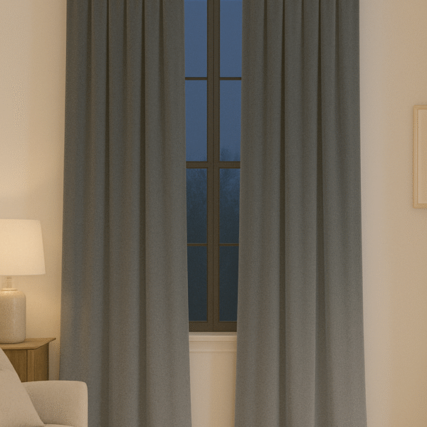 Draperie de Catifea Amsterdam Blackout 90% Gri Închis L3mt/H 2,25 Rej bara
