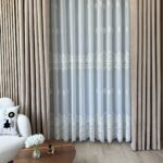 Perdea Valeria cu Broderie Clasica Crem 24311
