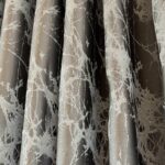Draperie Elegantă Gri Închis cu Imprimeu Oglindă Spartă