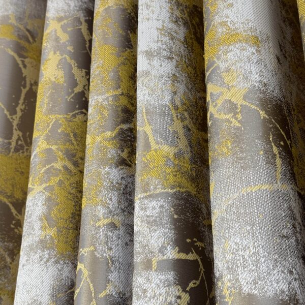 Draperie Elegantă Bella cu Textură Fină Galben Muștar