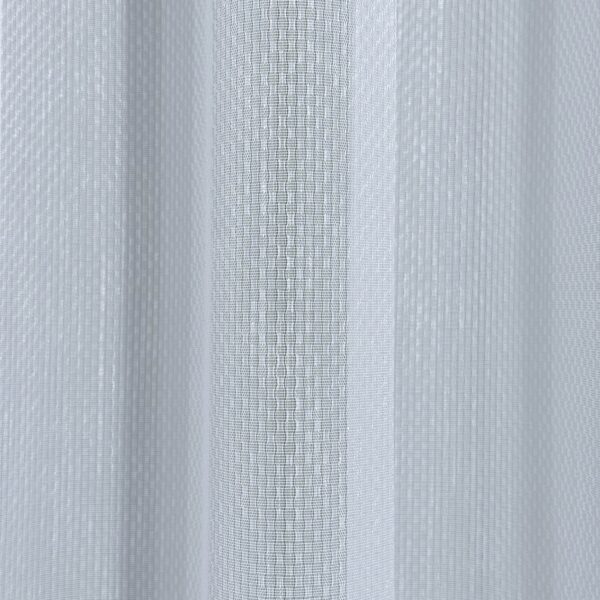 Perdea Eva Texturată Fagure – Alb