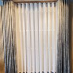 Perdea Isabelle din In cu Broderie Elegantă Albă L4.75m/H2.55m cu Rejansa Wave