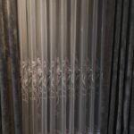 Perdea din Bambus cu Broderie Fină Albă 48085 L4.40m/H2.55m cu Rejansa Wave
