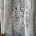 Perdea Vanessa cu Broderie Fina - Crem-Auriu 25PR140