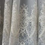 Perdea Evelina cu Broderie Tesuta Crem/Auriu 25PR080