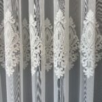 Perdea Daiana din Bambus cu Broderie Eleganta Crem 25PR083