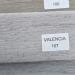 Draperie de Catifea Texturata Valencia Blackout 90% Gri Deschis - imagine 3