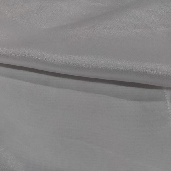 Perdea Budapes Voal cu Textura Lucioasa Alba