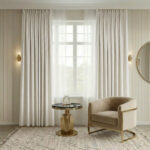 Draperie de Catifea Texturata Valencia Blackout 90% Crem