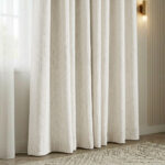 Draperie de Catifea Texturata Valencia Blackout 90% Crem - imagine 2