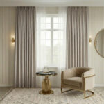 Draperie de Catifea Texturata Valencia Blackout 90% Grej