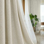 Draperie Cu Textura de In Blackout 100% Sao Paulo Bej Deschis - imagine 2