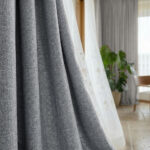 Draperie Cu Textura de In Blackout 100% Sao Paulo Gri - imagine 2