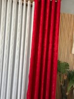 Draperie de Textură Nisip Turcesc Burgundi - imagine 3